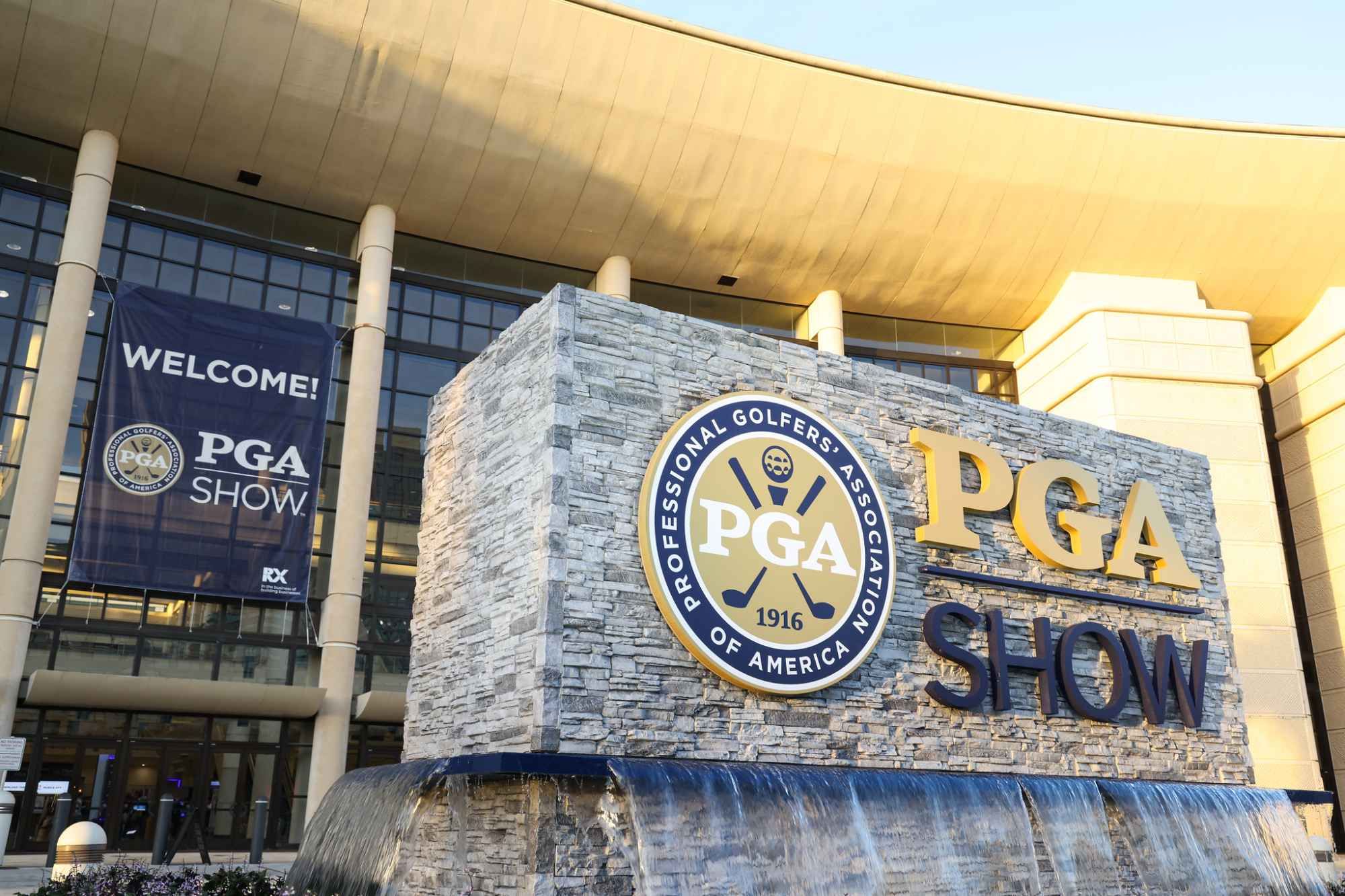 2026 PGA Merchandise Show entrance at the Orange County Convention Center